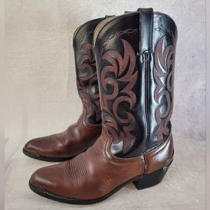 Durango Mens Leather Cowboy Western boots Sz 10EE pre-owned